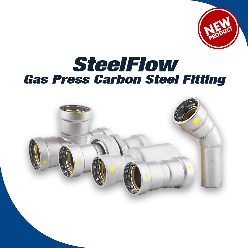 SteelFlow Gas Press Carbon Steel Fitting Copperfit Industries